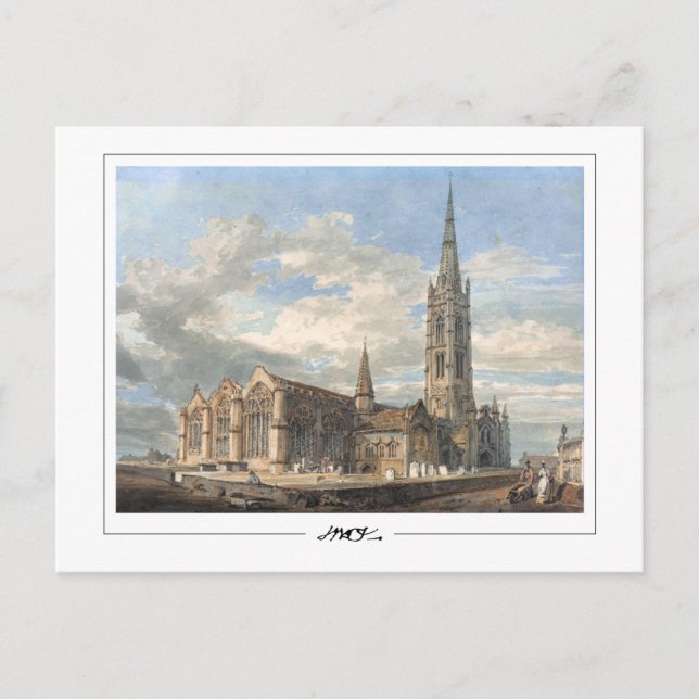 JMW Turner #12-3 - Finkonstkort Vykort (Framsida)