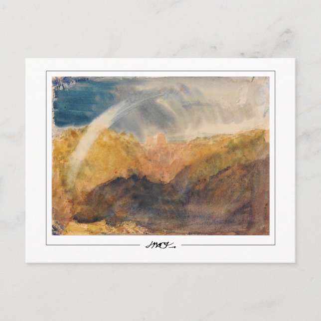 JMW Turner #14-2 - Finkonstkort Vykort (Framsida)