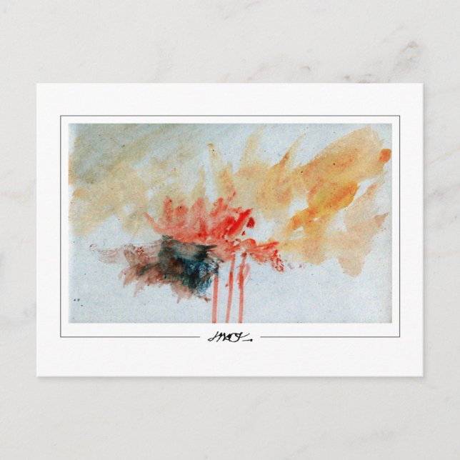 JMW Turner #151 - Finkonstkort Vykort (Framsida)