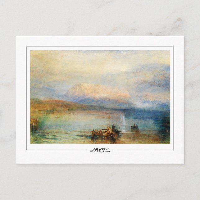 JMW Turner #18-3 - Finkonstkort Vykort (Framsida)