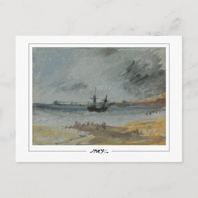 JMW Turner #21-3 - Finkonstkort Vykort (Framsida)