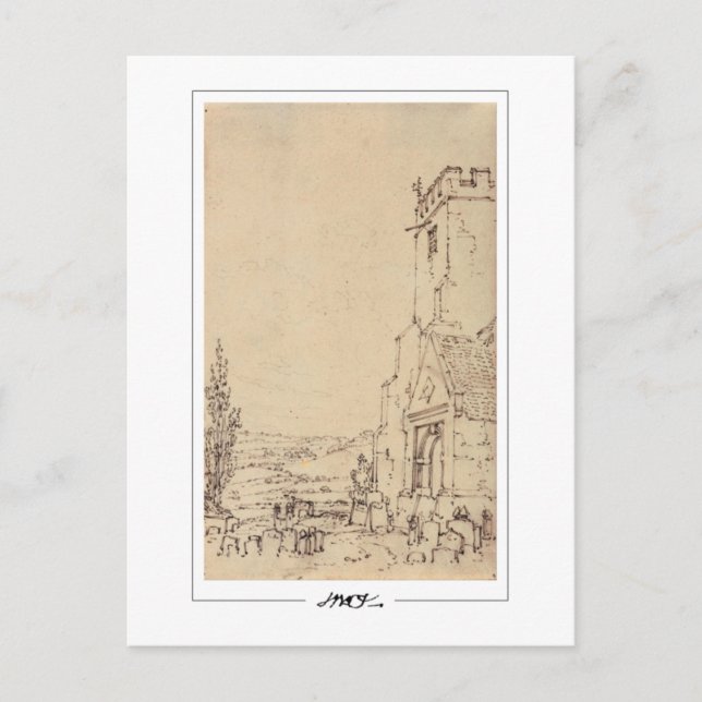 JMW Turner #233 - Finkonstpostkort Vykort (Framsida)