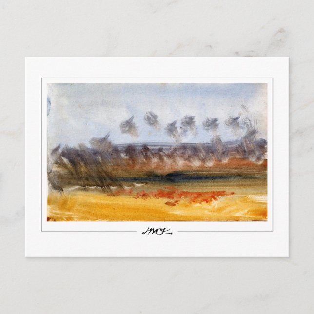 JMW Turner #246 - Finkonstkort Vykort (Framsida)