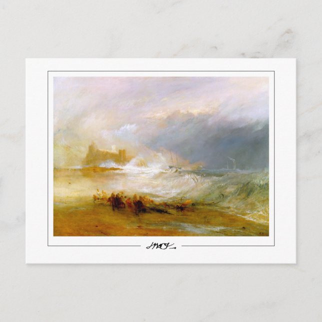JMW Turner #24-3 - Finkonstkort Vykort (Framsida)