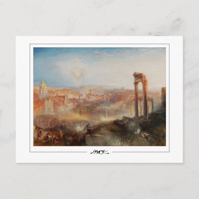 JMW Turner #26-2 - Finkonstkort Vykort (Framsida)
