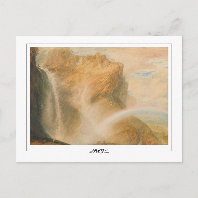 JMW Turner #29 - Finkonst Postkort Vykort (Framsida)