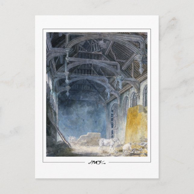 JMW Turner #2 - Finkonstkort Vykort (Framsida)