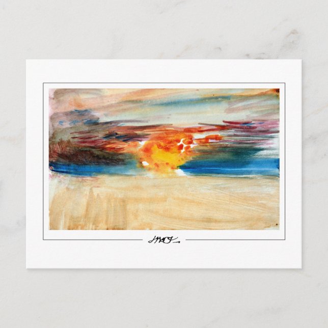 JMW Turner #326 - Finkonstkort Vykort (Framsida)