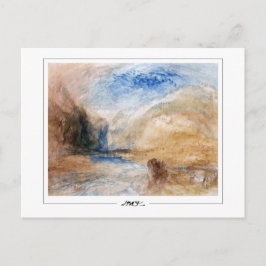 JMW Turner #362-3 - Finkonstkort Vykort