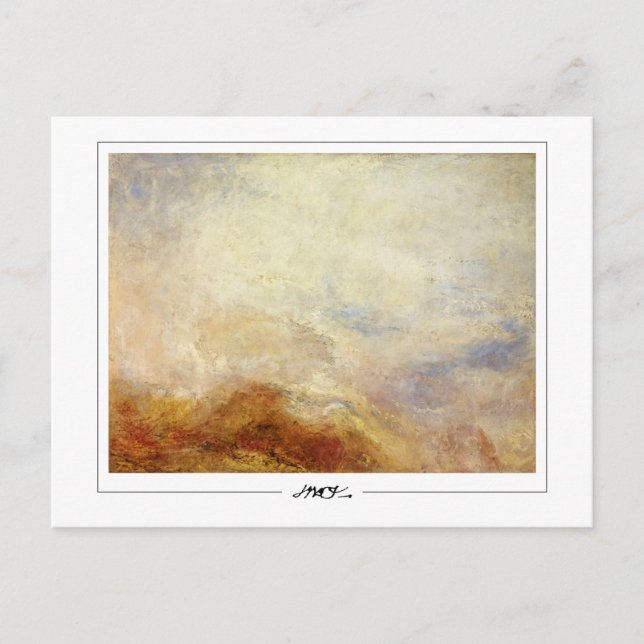 JMW Turner #36-2 - Finkonstkort Vykort (Framsida)