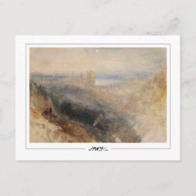 JMW Turner #377 - Finkonst Postkort Vykort (Framsida)