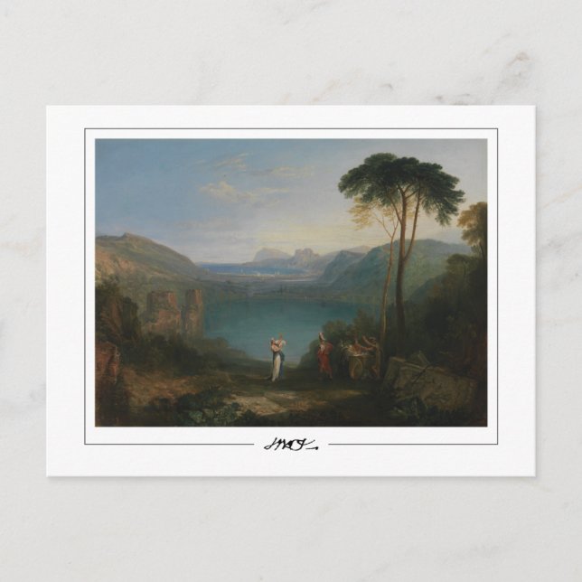 JMW Turner #39 - Konst Postkort Vykort (Framsida)