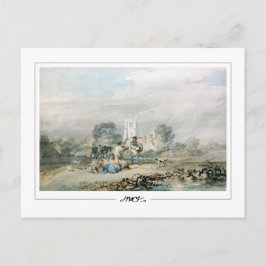 JMW Turner #408-3 - Finkonstpostkort Vykort
