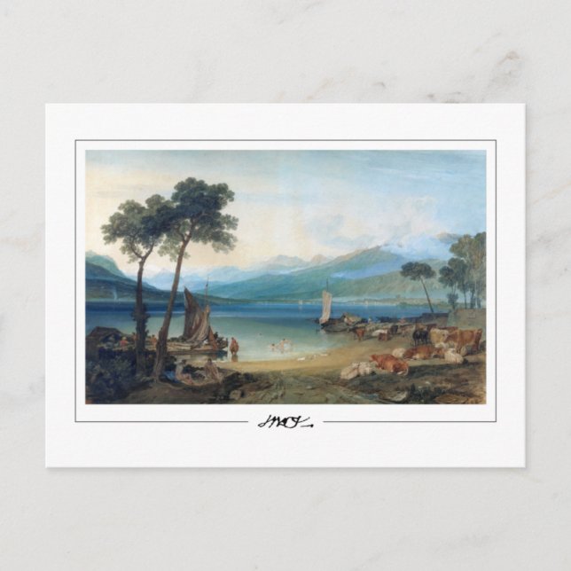 JMW Turner #41-2 - Finkonstkort Vykort (Framsida)