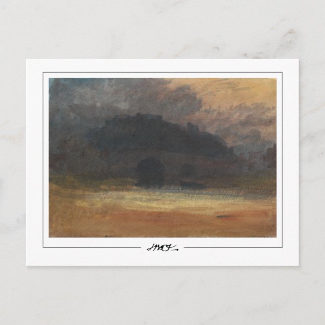 JMW Turner #41 - Finkonstkort Vykort (Framsida)