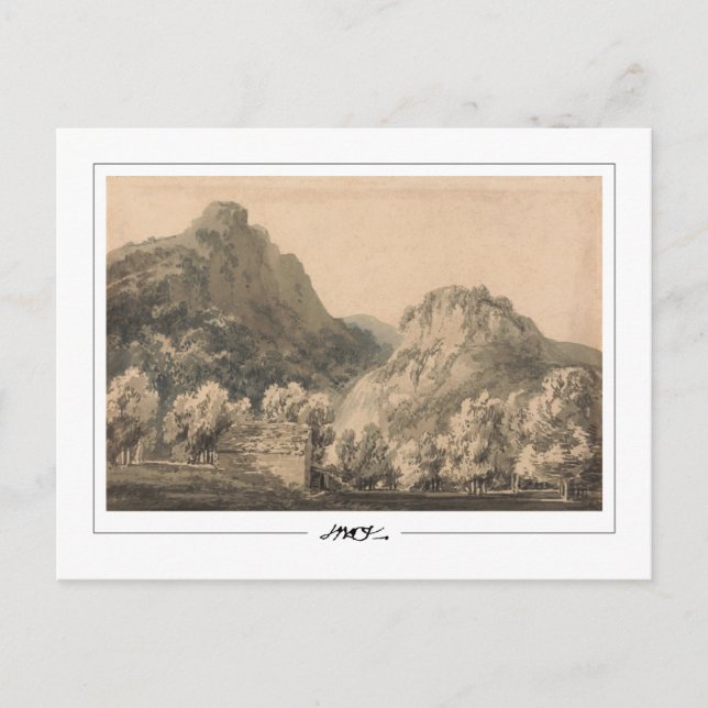 JMW Turner #449 - Finkonst Postkort Vykort (Framsida)