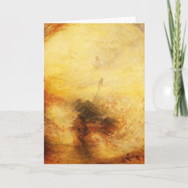 JMW Turner Light och Färg Greeting Card Kort (Framsida)