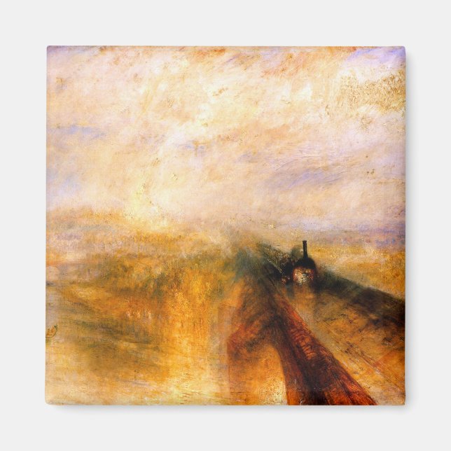 JMW Turner - Rain Steam och Speed the Underbar Wes Magnet (Framsidan)