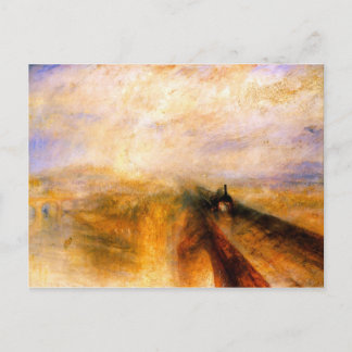 JMW Turner - Rain Steam och Speed the Underbar Wes Vykort