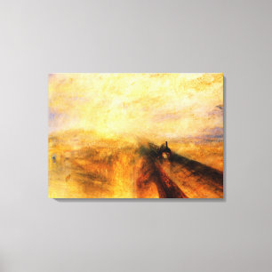 JMW Turner Rastånga och hastighet Canvastryck