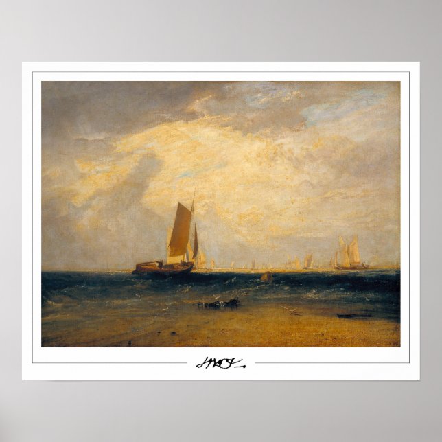 JMW Turner Zedign Art Poster #13-3 (Framsidan)