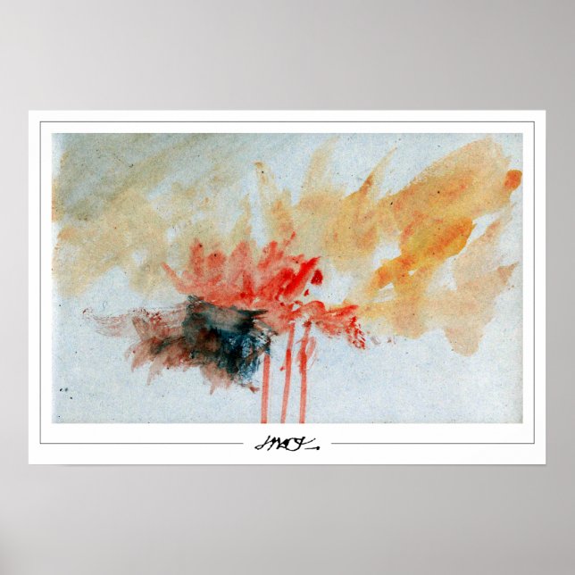 JMW Turner Zedign Art Poster #151 (Framsidan)