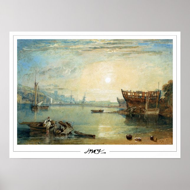 JMW Turner Zedign Art Poster #18-2 (Framsidan)