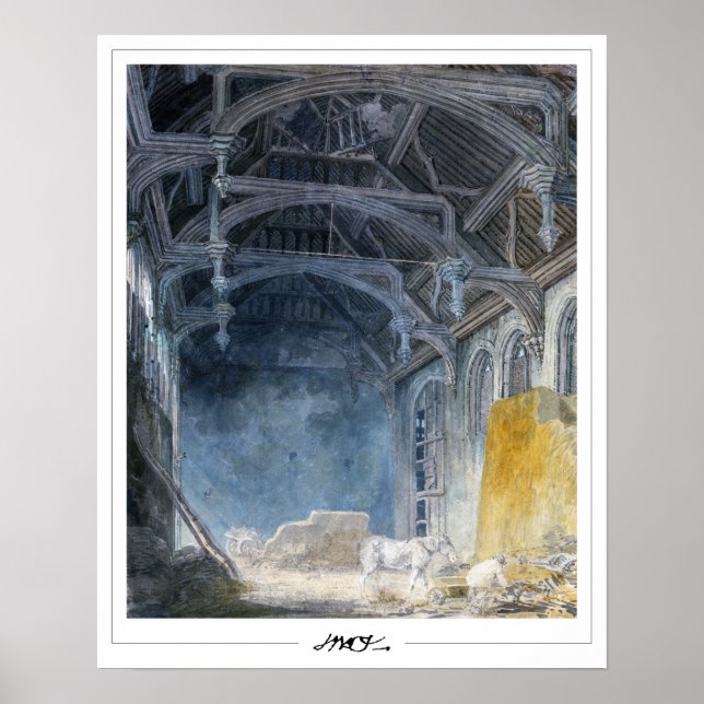 JMW Turner Zedign Art Poster #2 (Framsidan)