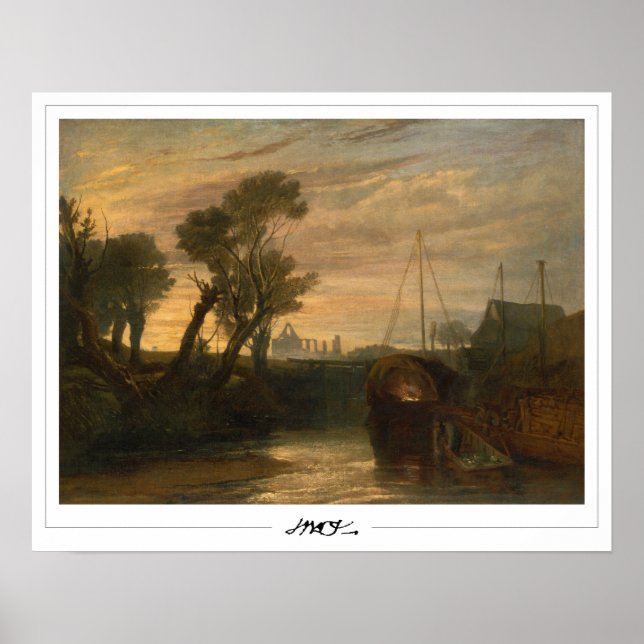 JMW Turner Zedign Art Poster #20-2 (Framsidan)