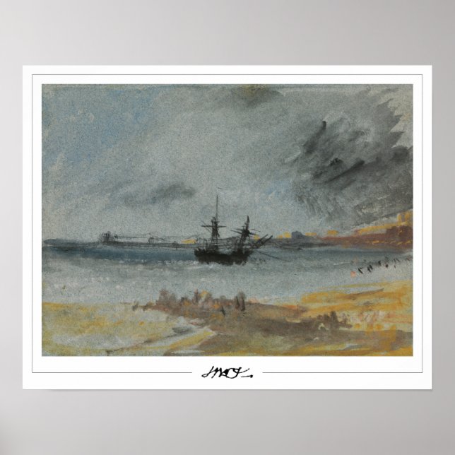 JMW Turner Zedign Art Poster #21-3 (Framsidan)
