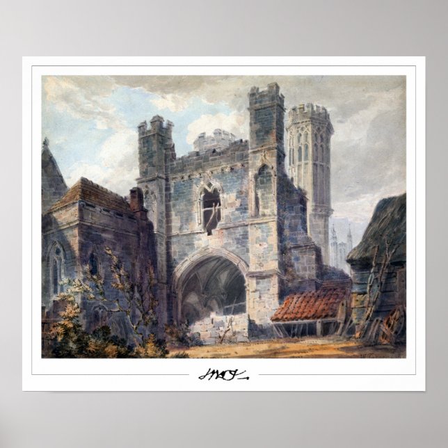 JMW Turner Zedign Art Poster #27-2 (Framsidan)