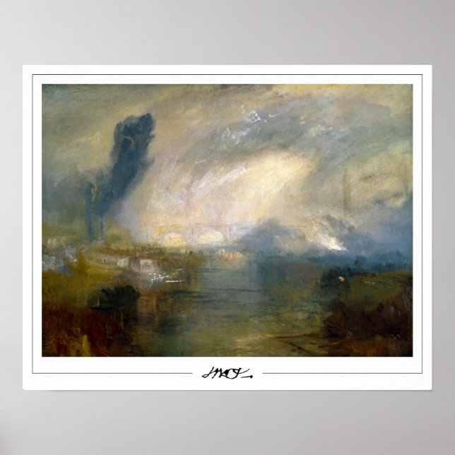 JMW Turner Zedign Art Poster #283-2 (Framsidan)