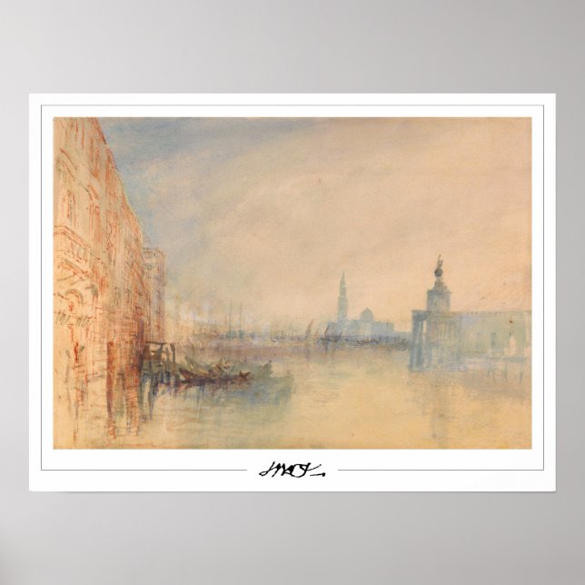 JMW Turner Zedign Art Poster #33-2 (Framsidan)