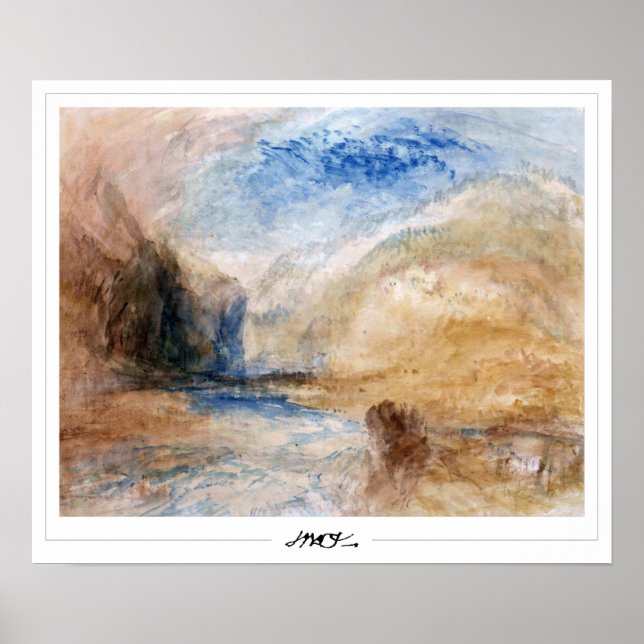 JMW Turner Zedign Art Poster #362-3 (Framsidan)