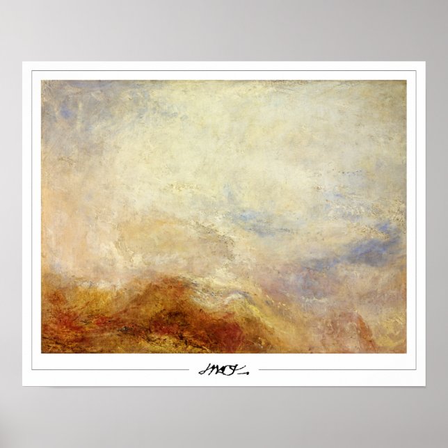 JMW Turner Zedign Art Poster #36-2 (Framsidan)