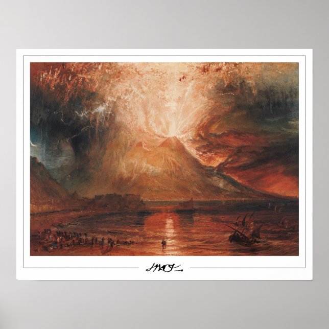 JMW Turner Zedign Art Poster #3-2 (Framsidan)