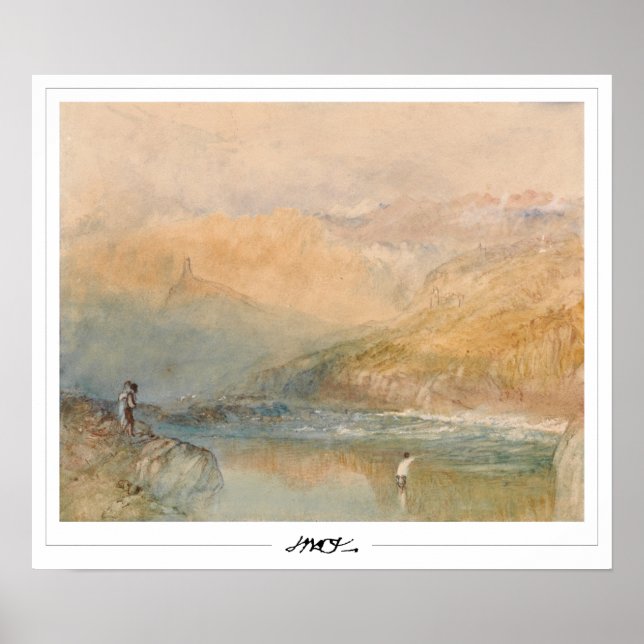 JMW Turner Zedign Art Poster #467-2 (Framsidan)