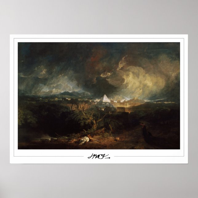 JMW Turner Zedign Art Poster #7-2 (Framsidan)