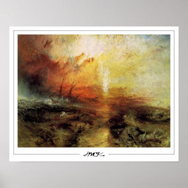 JMW Turner Zedign Art Poster nr 133-2 (Framsidan)