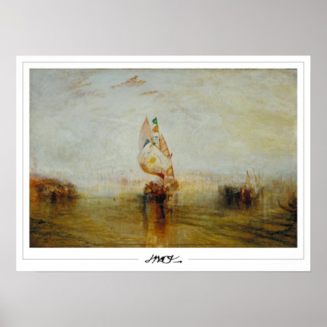JMW Turner Zedign Art Poster nr 14-3 (Framsidan)
