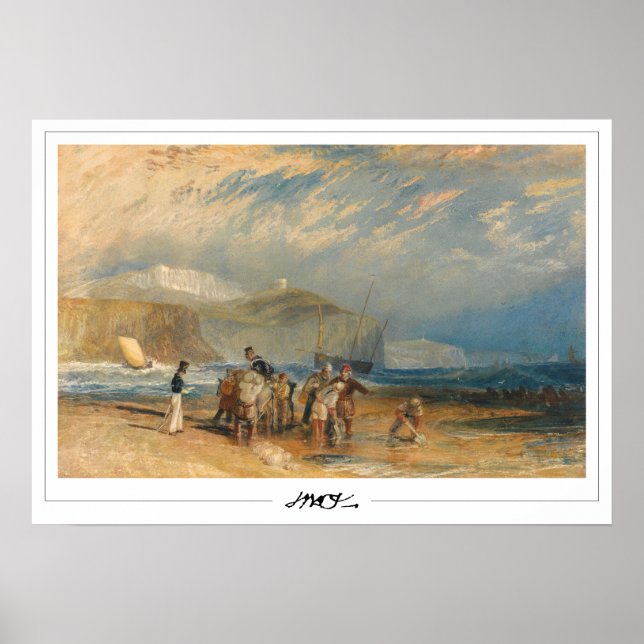 JMW Turner Zedign Art Poster nr 21 (Framsidan)