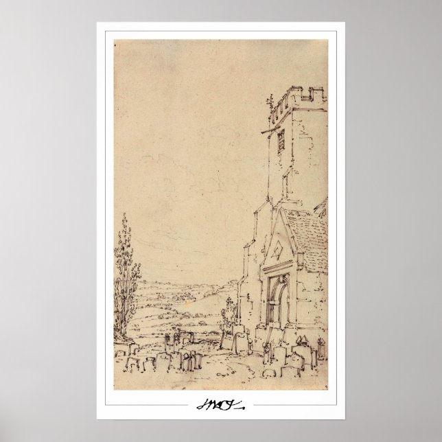 JMW Turner Zedign Art Poster nr 233 (Framsidan)