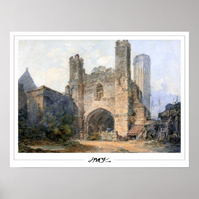 JMW Turner Zedign Art Poster nr 24 (Framsidan)
