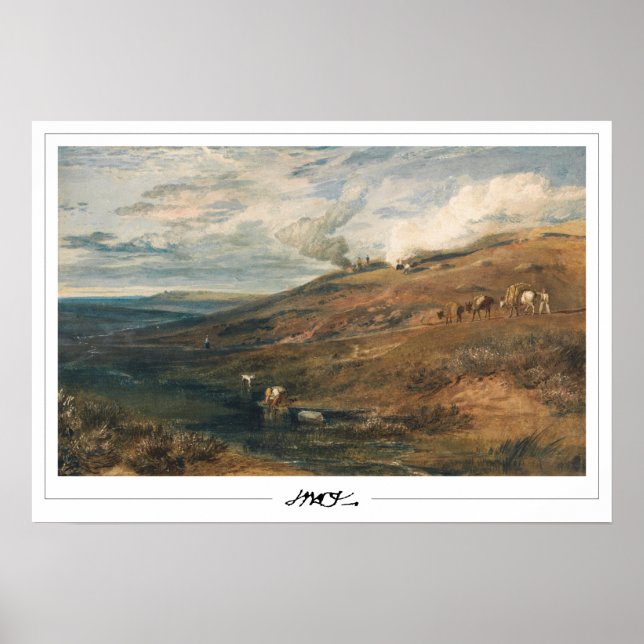 JMW Turner Zedign Art Poster nr 28 (Framsidan)