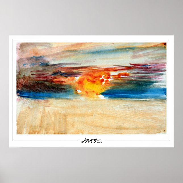 JMW Turner Zedign Art Poster nr 326 (Framsidan)