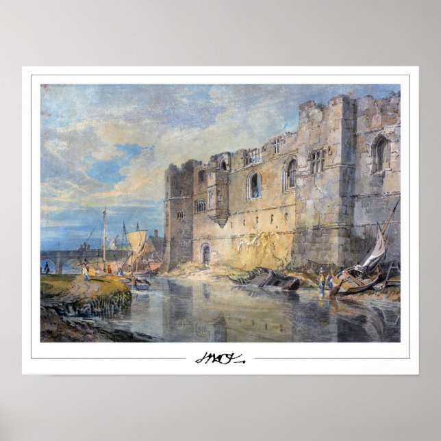 JMW Turner Zedign Art Poster nr 38 (Framsidan)