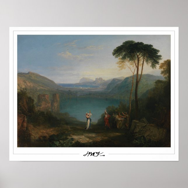 JMW Turner Zedign Art Poster nr 39 (Framsidan)