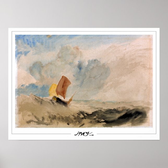JMW Turner Zedign Art Poster nr 393 (Framsidan)