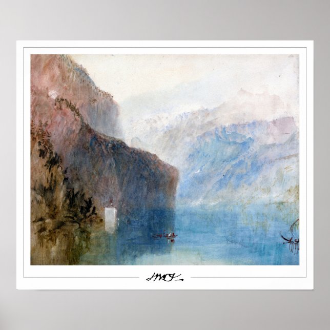JMW Turner Zedign Art Poster nr 4 (Framsidan)
