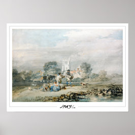 JMW Turner Zedign Art Poster nr 408-3